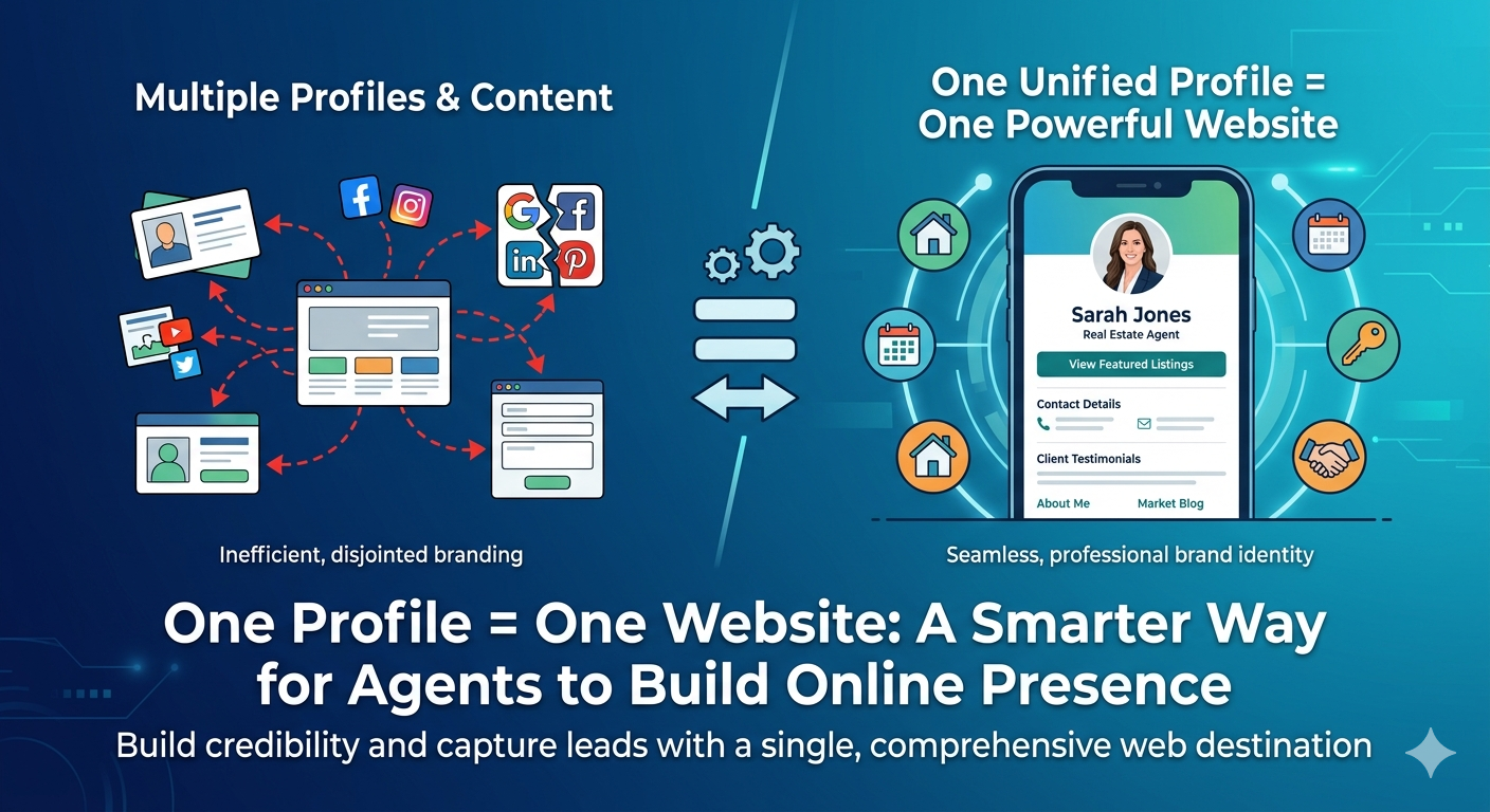 One Profile = One Website: A Smarter Way for Agents to Build Online Presence