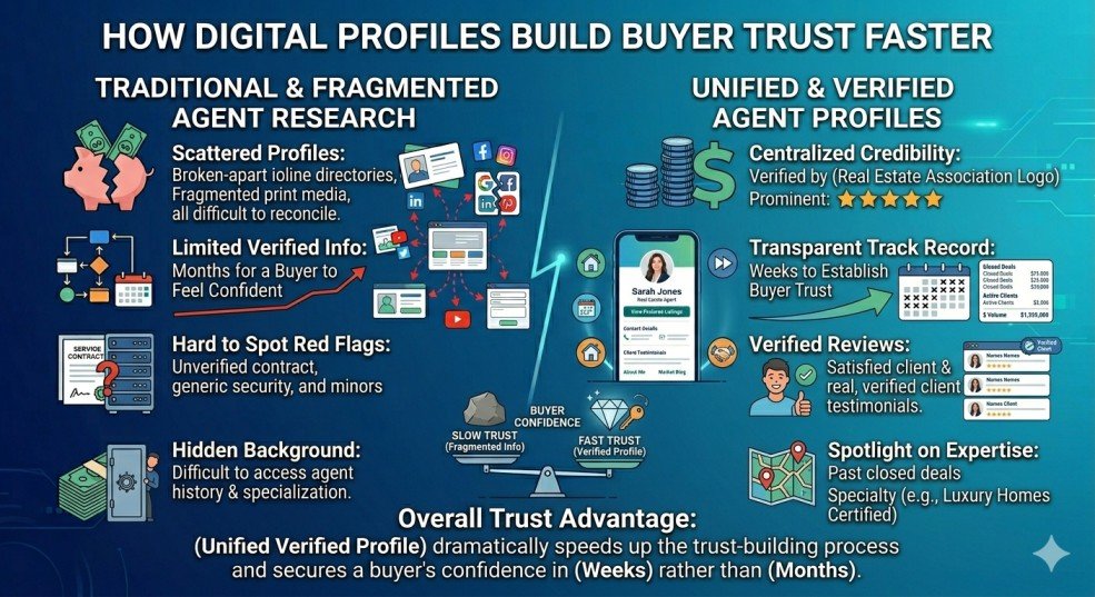 How Digital Profiles Help Real Estate Agents Win Buyer Trust Faster